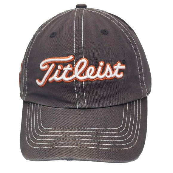 Titleist Golf Hat - Syracuse Orange Baseball Dad Cap Sun Faded Script Logo OSFA - Picture 2 of 5